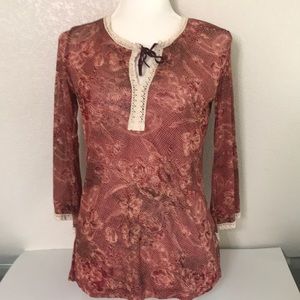 Mine Fashion Womenś Blouse Size Large